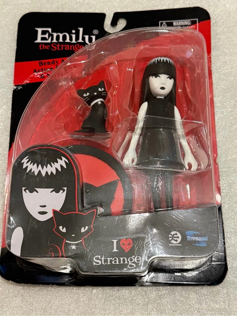 Black Figurine with Black Cat - Emily